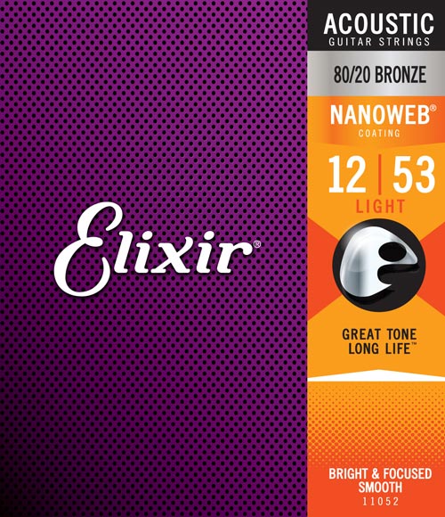 NANOWEBコーティング アコースティック 80/20ブロンズ | Elixir® Strings